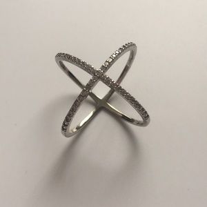 Silver Cross ring